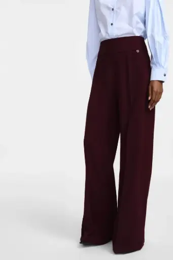 Pantalon Palazzo Bordeaux - Please