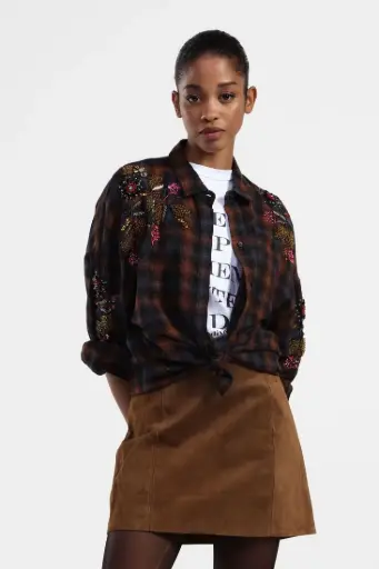 [C989Y007A] Chemise brodée Claudia - Dixie