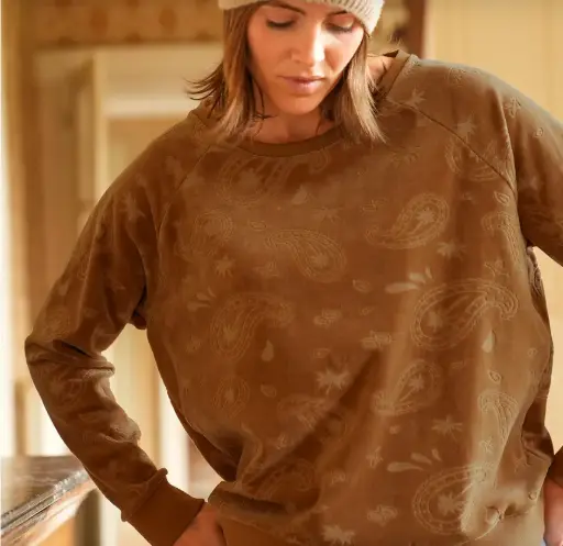 Sweat en velours Suzanna - Anouk & Ninon