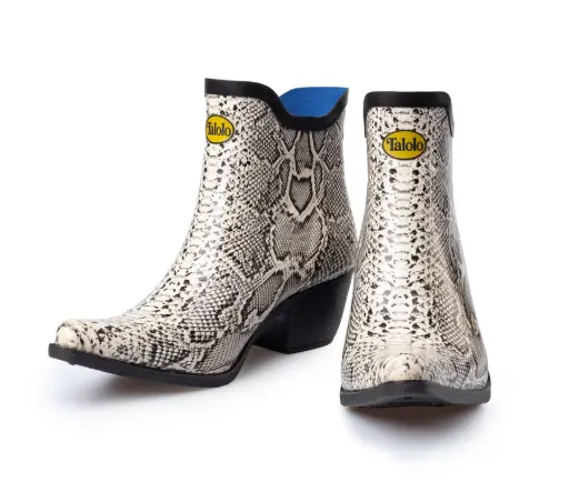 Bottes courtes caoutchouc Lizzi Snake - Talolo