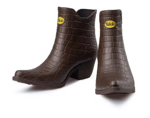 Botte courtes caoutchouc Boho Croc - Talolo