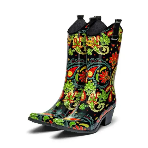 Bottes caoutchouc Paisley Vibe - Talolo