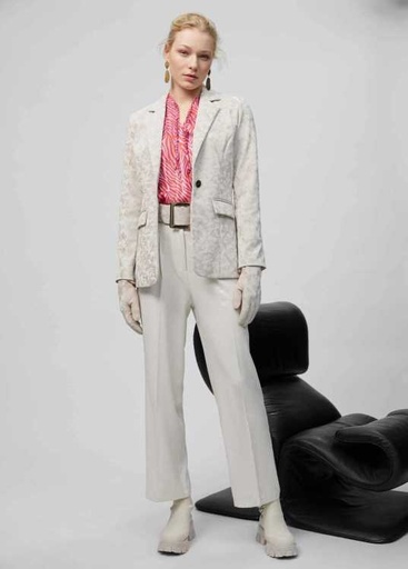 [12367002] Pantalon écru à pince - Lola Casademunt